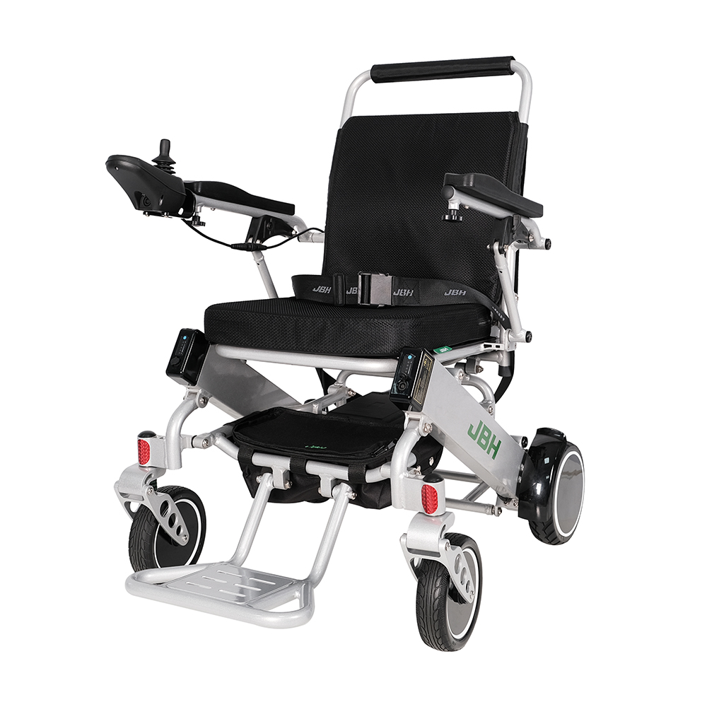 JBH Gümüş Taşınabilir Elektrikli Tekerlekli Sandalye D03