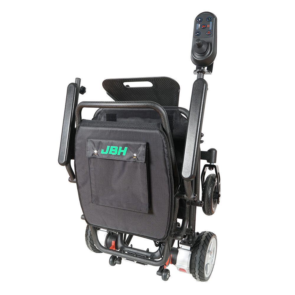 JBH Taşınabilir elektrikli karbon fiber tekerlekli sandalye DC05