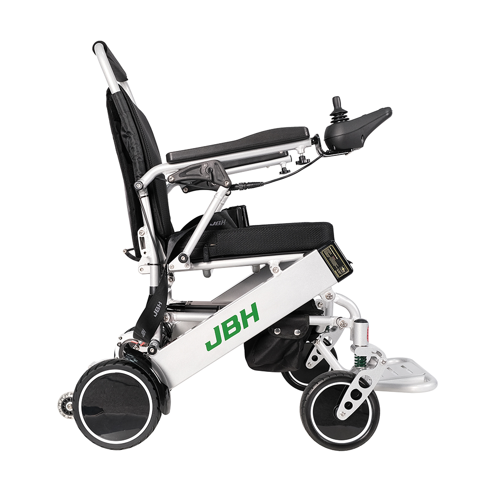 JBH Gümüş Taşınabilir Elektrikli Tekerlekli Sandalye D03