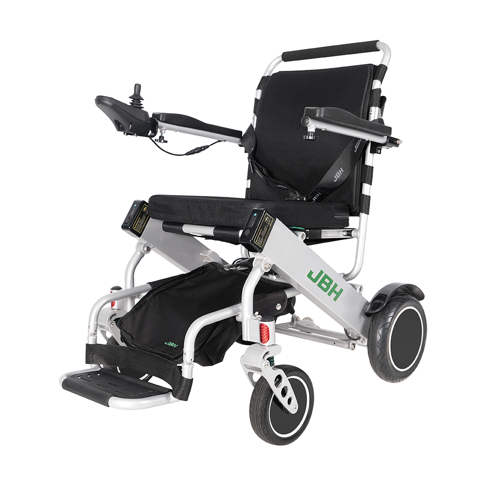 JBH Hafif siklet katlanabilir elektrikli tekerlekli sandalye D06