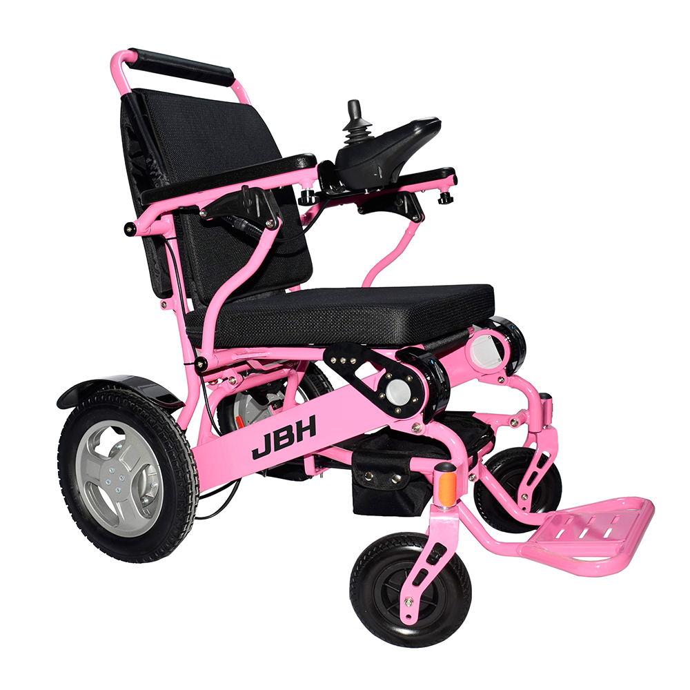 JBH Pembe Akıllı Güçlü Alüminyum Alaşım Tekerlek Sandalye D09